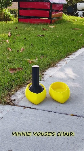 Enchanted Minnie Mouse's 3D printed Chair #minniemouse