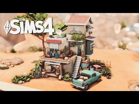 ☀️ Oasis Springs Sunny House | Sims 4 Stop Motion Build