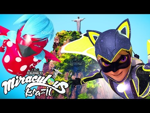 🐞LADYBUG AND CAT NOIR IN BRAZIL 🌎 Miraculous World/ New Trailer (Fanmade)