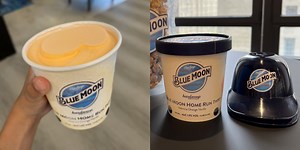 Blue Moon Just Released Beer-Flavored Boozy Ice Cream & I Tried It