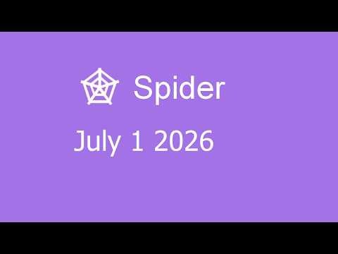 Microsoft Solitaire Collection - Spider - July 1 2026