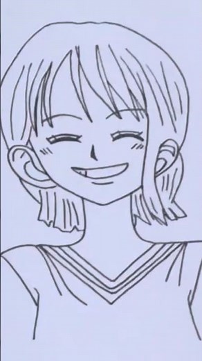 how to draw nami one piece step by step | how to draw anime girl