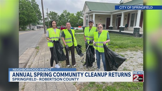 Annual spring community cleanup returns to Springfield