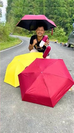 Ultra light Easy Folding 3ta Purse shape umbrella unboxing☔️