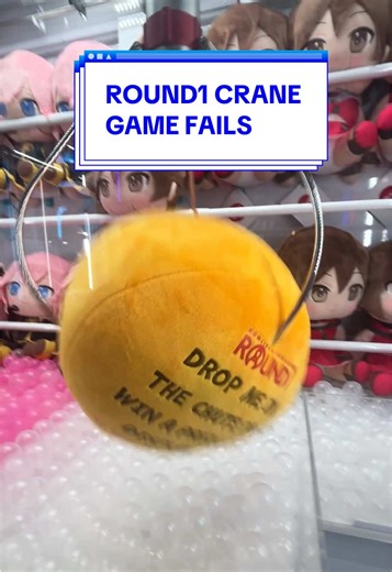 Hatsune Miku Claw Machine Challenges at Round1