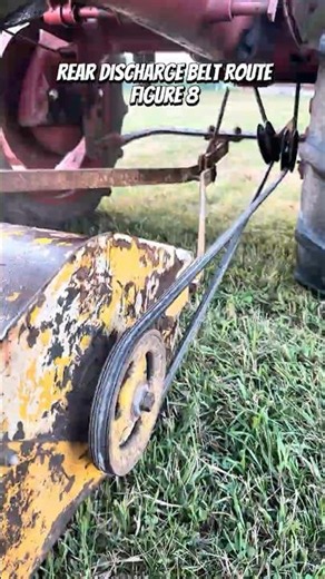 Farmall Cub Mott Flail Mower Model 9: Rear Discharge vs Mulching Belt Setup