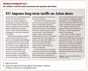 Lesson 3: WTO, free trade & protectionism