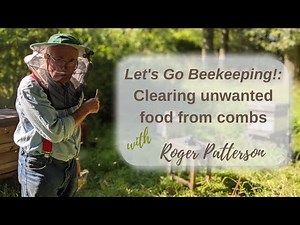 Clearing unwanted food from honeycombs