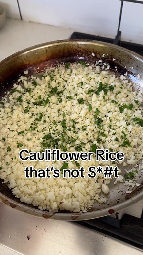 Cómo preparar arroz de coliflor delicioso
