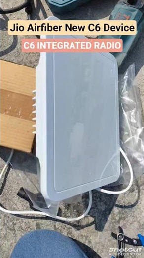 JIO AIRFIBER NEW C6 INTEGRATED RADIO DEVIDE #jio #new #video#shorts#wifi
