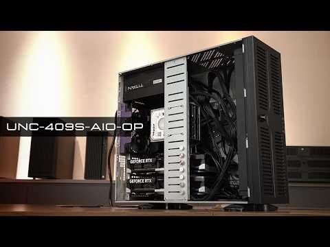 CHIEFTEC | UNC-409S-AIO-OP | Watercooled 4U Rackmount Case