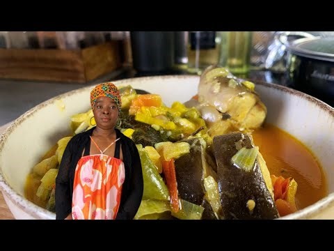 POISSON CHAT:Meilleure recette du bouillon de POISSON au legumes /delicieux….