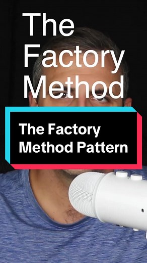 Design patterns - The factory method pattern. ( YT for full video ) #softwareengineering #softwarearchitecture #designpatterns #programming