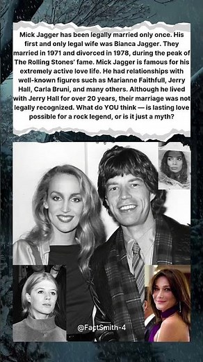 🎤 MICK JAGGER: FIRST WIFE, MARRIAGES & LOVE LIFE 💔🔥