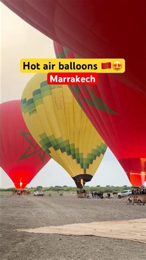 Hot air balloon in Marrakech Morocco #maroc #morocco #marruecos #المغرب #marrakesh #marrakech #مراكش