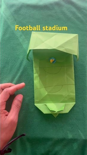 I Built a FULL Football Stadium Using Only Paper 🤯