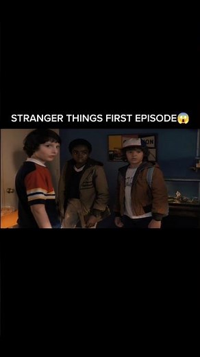 STRANGER THINGS FIRST EPISODE 💀