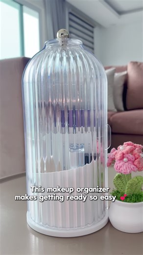 One makeup organizer fixes it all #fyp #makeuporganizer #vanitysetup #tiktokmademebuyit #viral