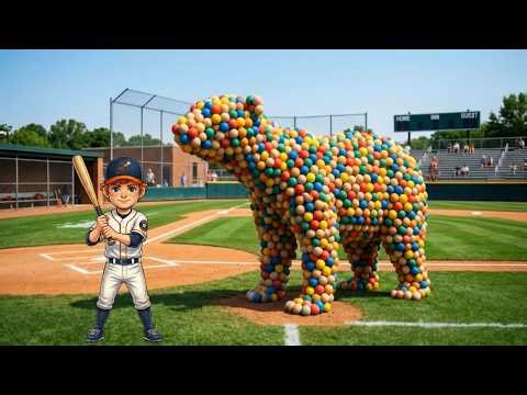 Animal Surprise with Color Balls! ⚽💥