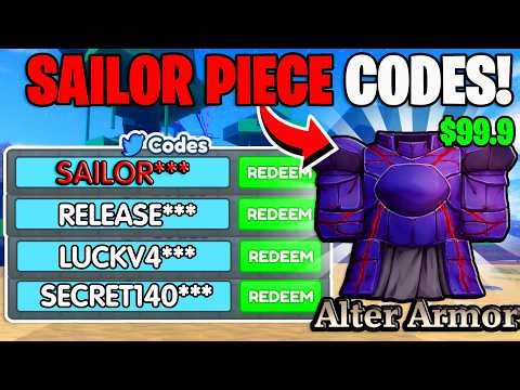 All *SECRET* Working Codes in Sailor Piece Roblox (DON’T MISS)