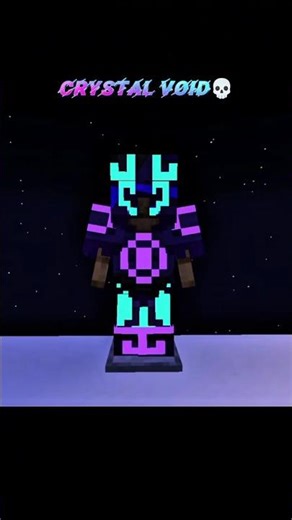 Minecraft Crystal Void Armor Trim Combo 🔥 Best Neon Void Armor Design (1.20+)