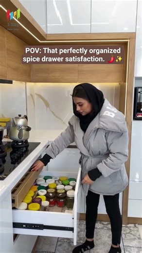 Perfect Kitchen Spice Drawer & Cabinet Design | Smart Kitchen Organization Ideas 2026