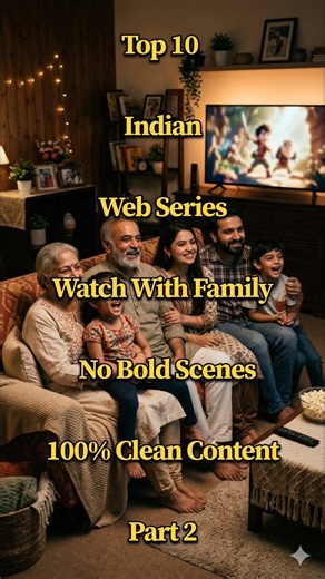 Top 10 Indian Web Series To Watch With Family | No Bold Scenes, 100% Clean Content part 2 #shorts