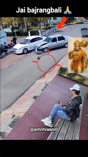 🙏दोनों कर एक साथ टकराने वाले थे 😱😱|#hanuman #hanumanji #shorts