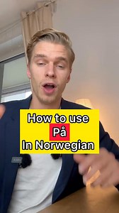 26K views · 580 reactions | How to use “på» in Norwegian☺️ 1) as a preposition (på=on) 2) random situations -på jobb (at work) -på lørdag (on Saturday) 3) in expressions -å sitte på (to sit on) -å komme på ( | Norwegiancommunity | Facebook