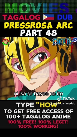 One Piece Tagalog Dub: Dressrosa Arc Part 48