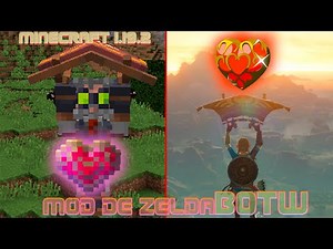The Legend of Zelda: BOTW Mod para MINECRAFT 1.19.2 ⚔️🛡️Link en descripcion