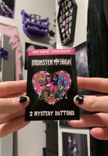 Part 3 | Mondter High mystery buttons🖤🩷📓 #monsterhigh #mysterybuttons #blindbox #unboxing #monsterhighcollection