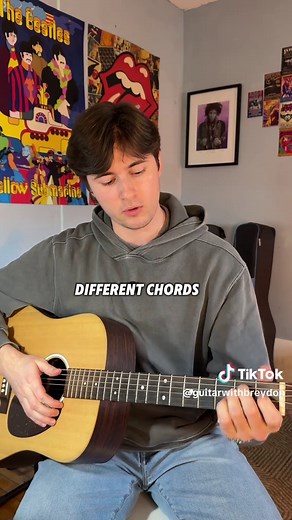 Struggling with chord switching? Try this exercise. Follow for more beginner guitar tips and lessons🎸🎵 #beginnerguitar #learnguitar #guitartips #guitarlesson