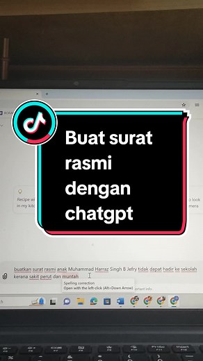 #surat #suratrasmi dengan #chatgpt #ai #cikgu #guru #artificialintelligence