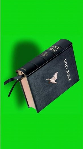 Holy Bible Green Screen Animation with Dove Free Christian Stock Footage #greenscreen #bible #books