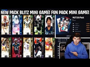 NEW PACK BLITZ MINI GAME! FUN PACK OPENING MINI GAME! | MADDEN 21 ULTIMATE TEAM