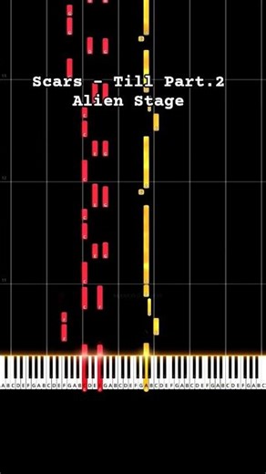 Scars - Till Part.2 Alien Stage【Piano Tutorial 1/6】#alienstage