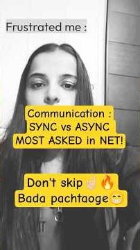 Synchronous vs Asynchronous Communication | Most Expected Question | UGC NET Paper 1 Communication🔥