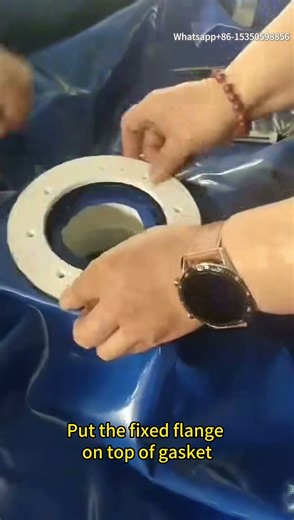 Filter Instsall Step -Corrugated Galvanized Steel Sheets Water Storage Tank