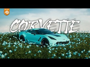 CORVETTE 3D Animation | Blender | FREE PROJECT FILE