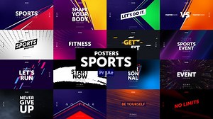 Videohive Posters Sports - 30903300 AEdownload.com