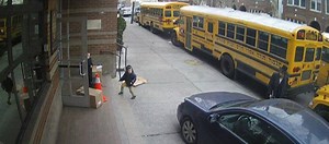 418K views · 3.6K reactions | This video is just unbelievable. The driver couldn't be bothered to wait behind these Brooklyn school buses, so they used the sidewalk instead. Thankfully, all those young children are OK. STORY: https://www.wthr.com/1986551 | WTHR-TV | Facebook