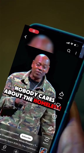 The hardest part is yo idol don’t car Dave is hobophobic I love Dave Chappelle