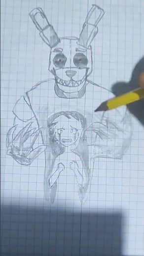 drawing Five nights at Freddy's spring trap