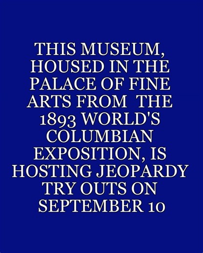 🧠 Think you have what it takes to be Jeopardy! champion? Find out on September 10 when the Jeopardy! team, including former contestant Sam Buttrey, visits Griffin MSI! 👉 Stop by during this Illinois Free Day between 10 a.m. and 2 p.m. for free swag, photos ops and even a chance to even try out for the show! | Griffin Museum of Science and Industry