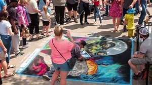 Hopscotch through Chalk Walk in Downtown Knoxville on Saturday, April 6th 🎨 Presented by Dogwood Arts 🌸 | Dogwood Arts