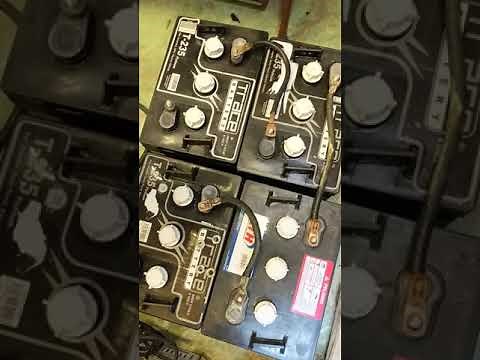 cómo conectar 4 batería de 6 Volts a un inversor de 12 voltios