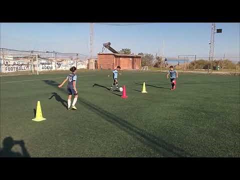 20 soccer exercises for Youth U10 training passing coordination agility shooting #training #soccer