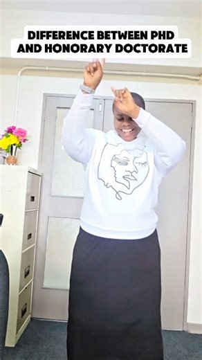 Difference between PhD and honorary doctorate #educationmatters #PhD #doctorate | Prof Lilian Nwosu