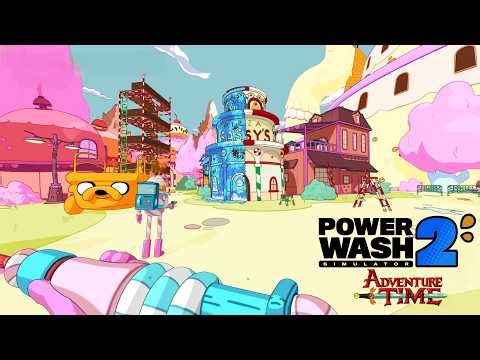 Washing Through Odd Cartoon Universe ~ Powerwash Simulator 2